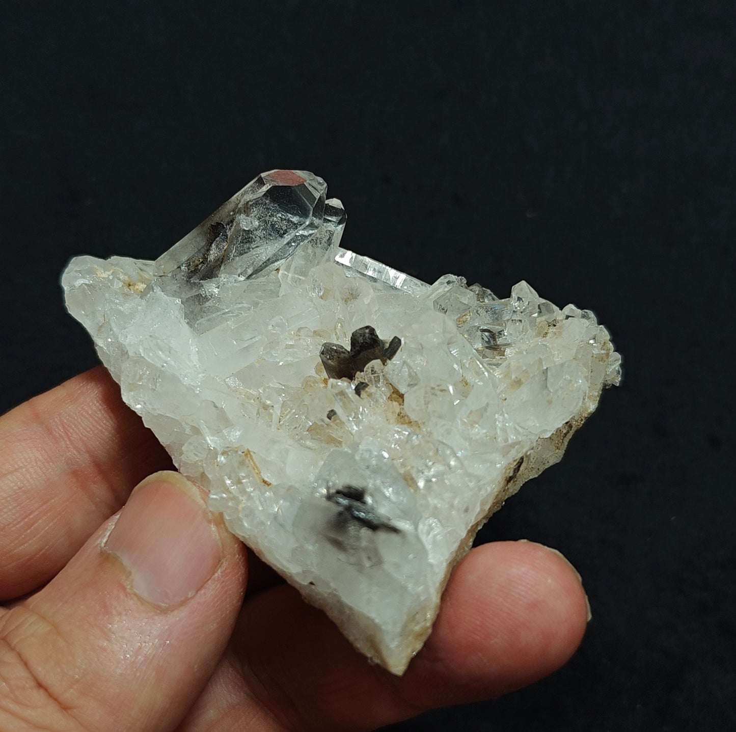 Terminated brookite Quartz Crystals specimen 62 grams
