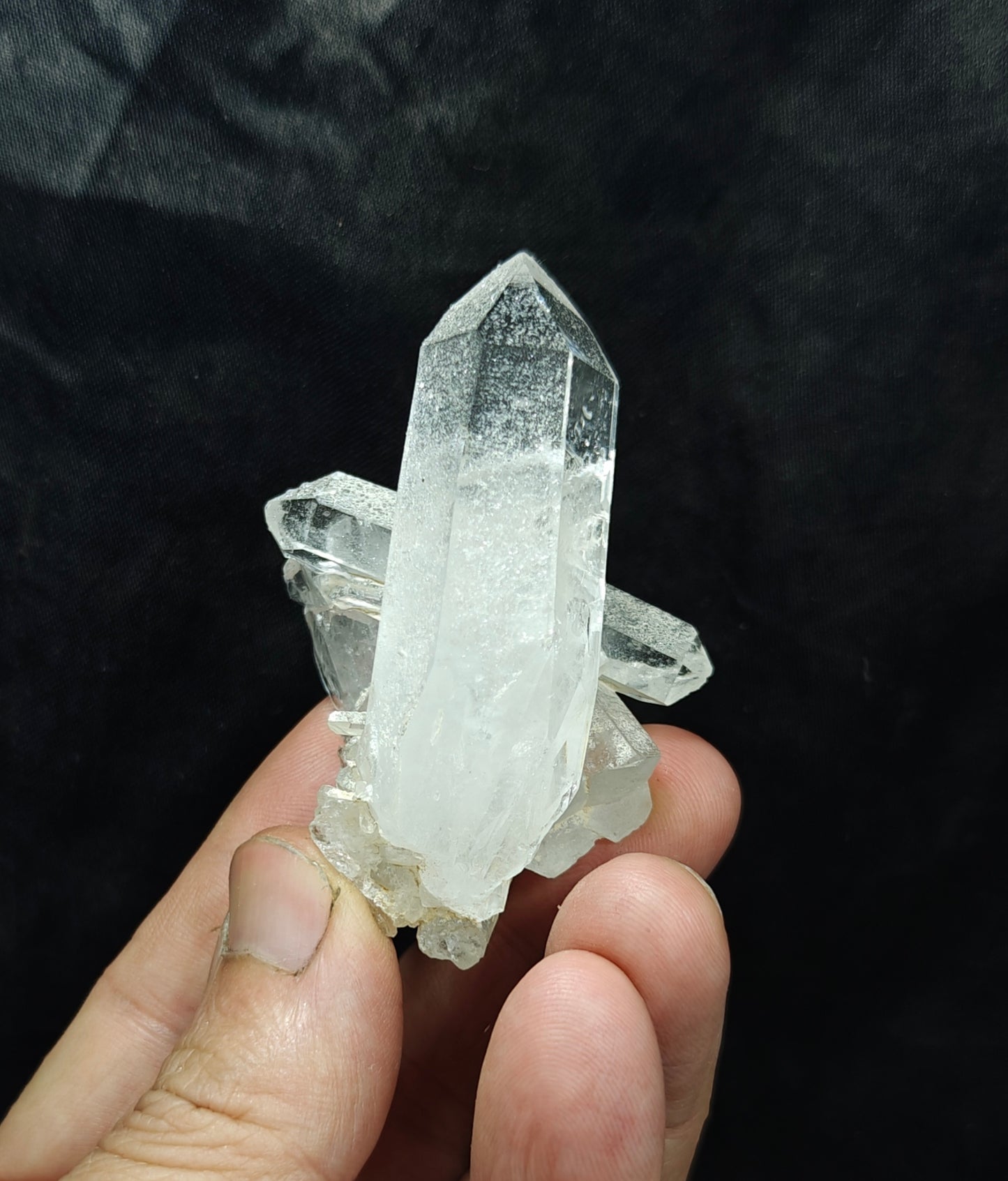 Natural Clear Quartz cluster 74 grams