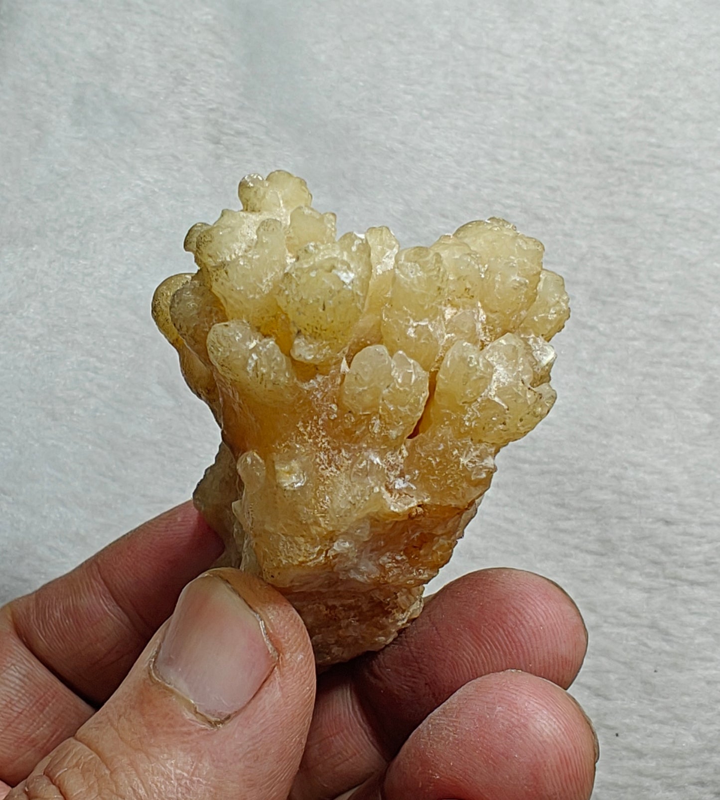 Aragonite flower shape natural terminated crystals 112 grams