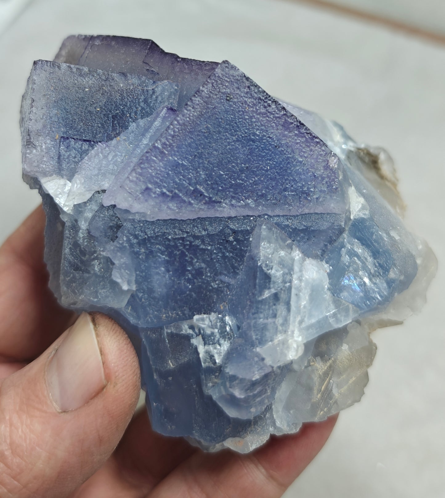 Purple and Blue Fluorite 420 grams