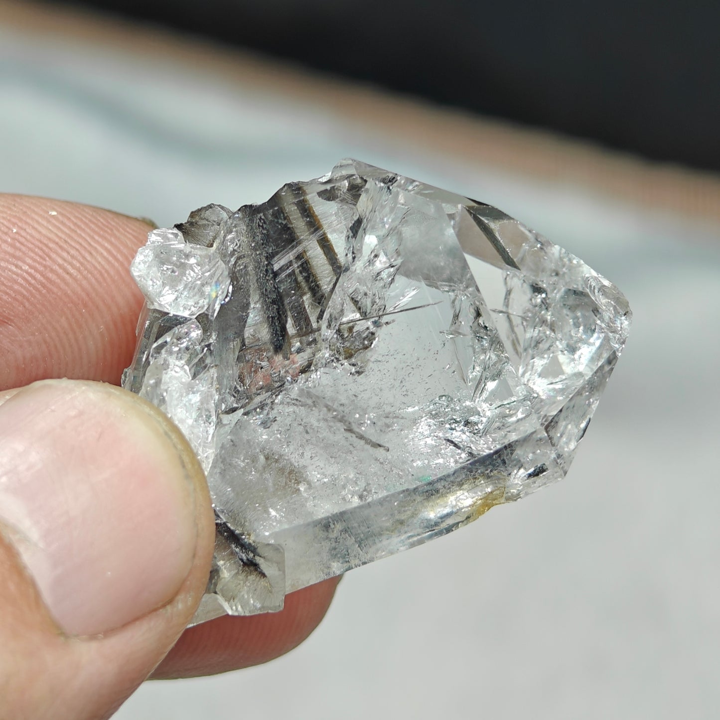 Brookite included Quartz Crystals 23 grams