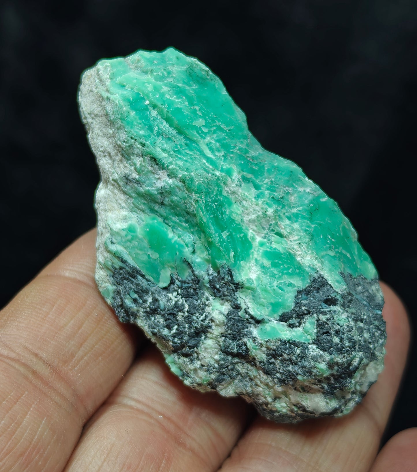 Natural green variscite chunk 48 grams