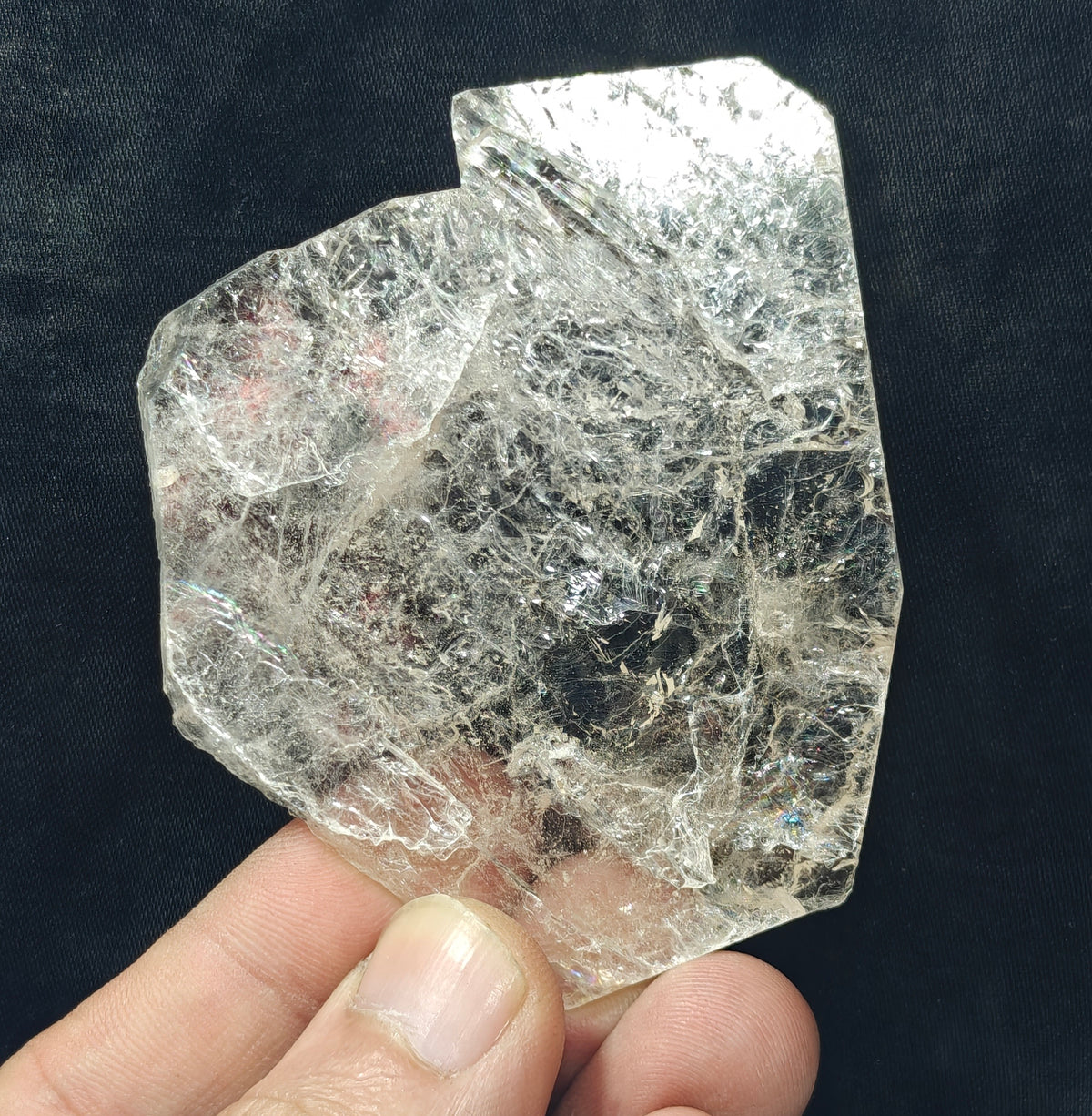 Natural Topaz crystal tabular transparent 64 grams
