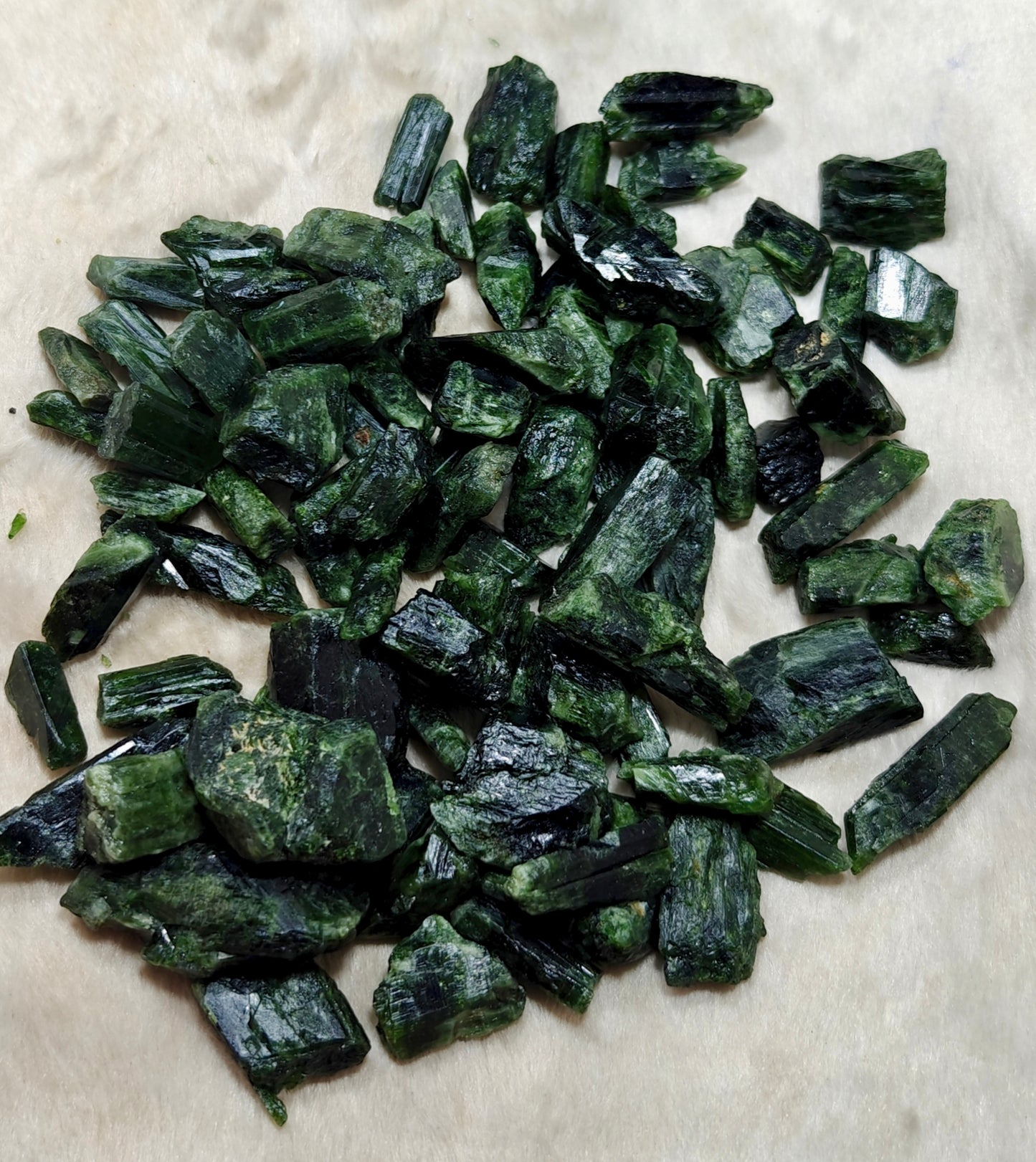 Natural diopside crystals 500 grams