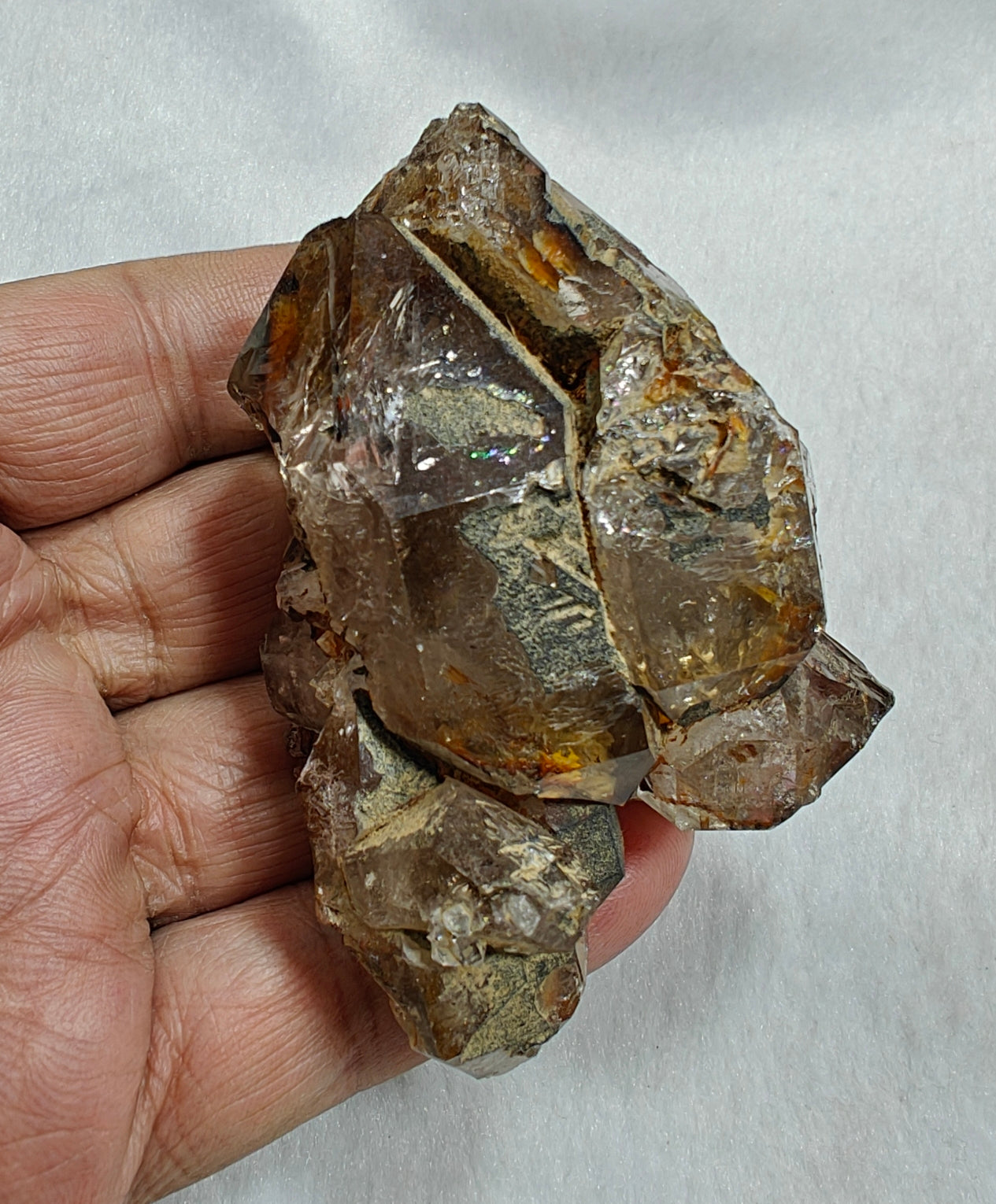 Natural skeletal quartz cluster 161 grams