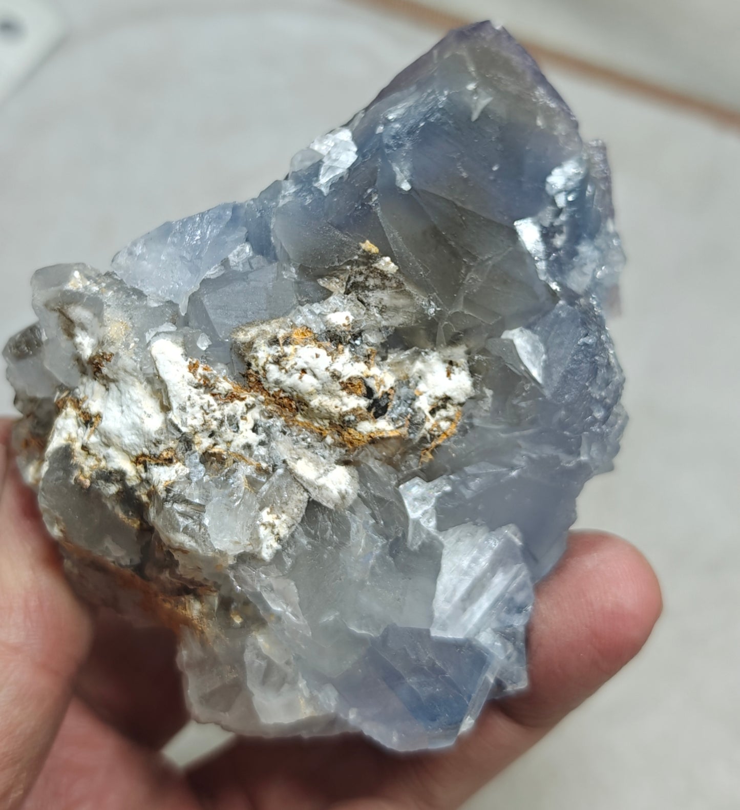 Purple and Blue Fluorite 420 grams