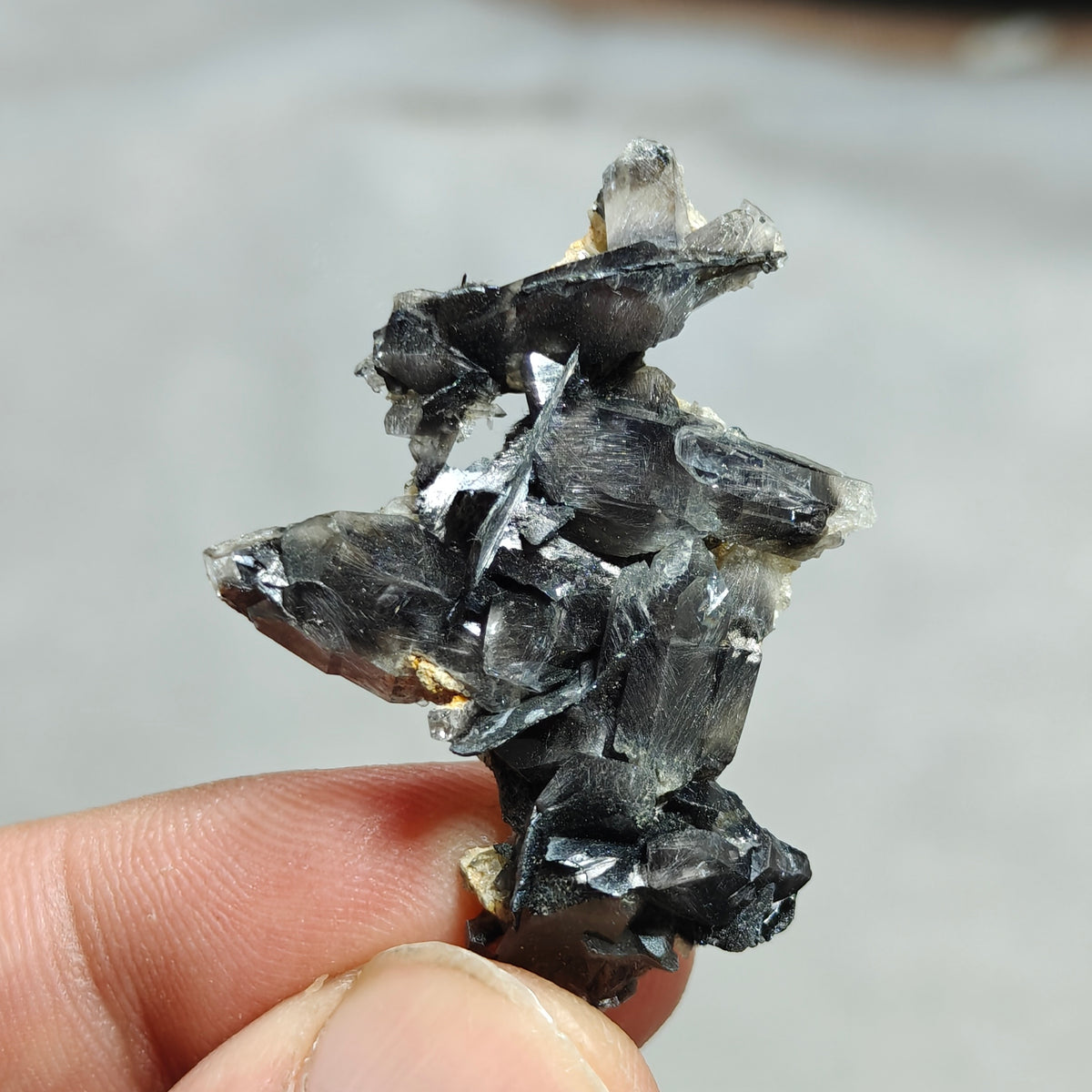 Brookite Quartz thumbnail cluster 6 grams