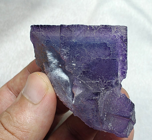 Purple Fluorite Specimen like phantom crystalization 105 grams