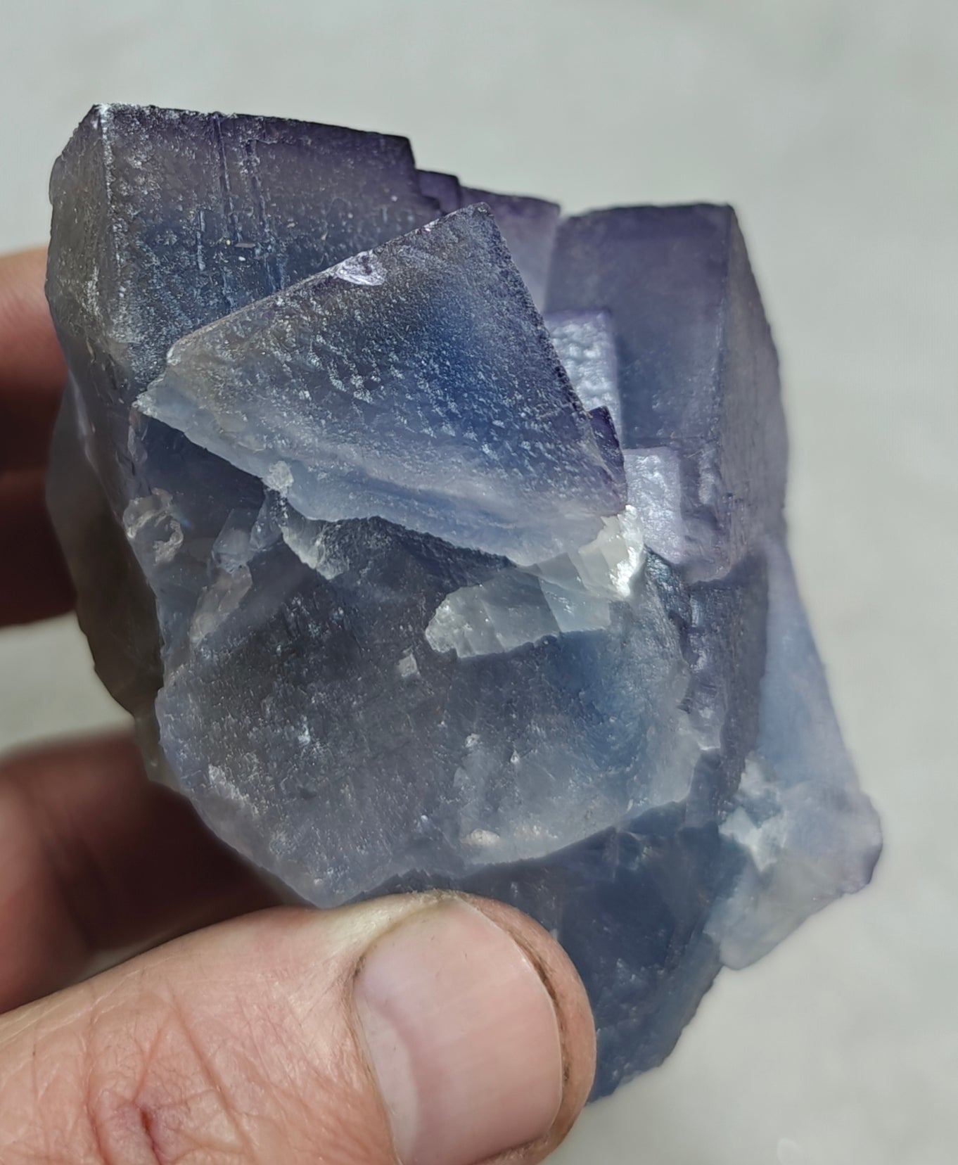 Purple and Blue Fluorite 420 grams