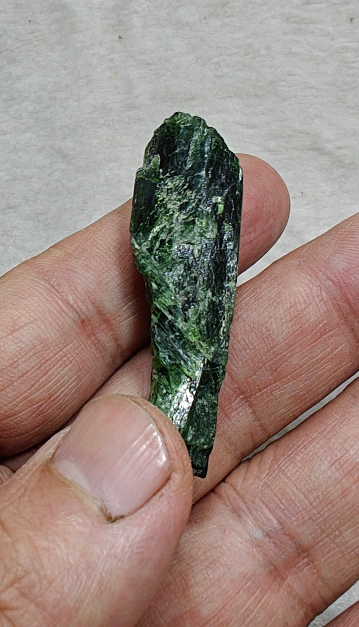 Natural diopside crystal 13 grams