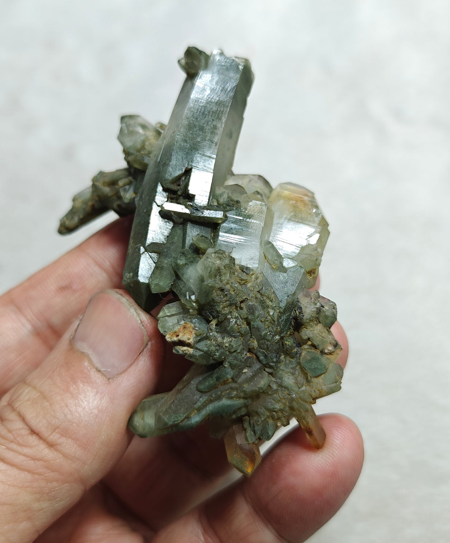 Natural Chlorite Quartz 56 grams