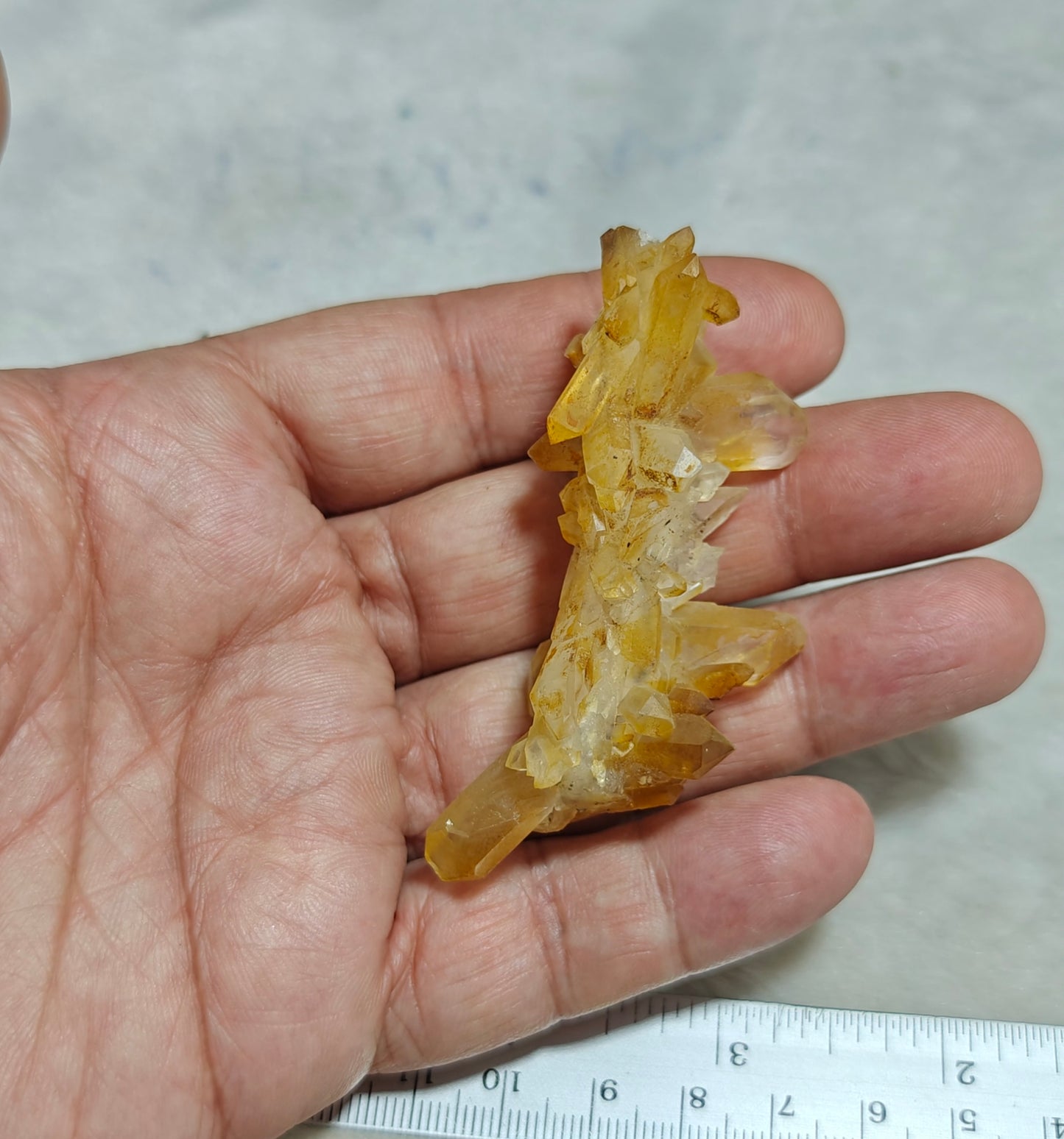Natural yellow faden Quartz 26 grams
