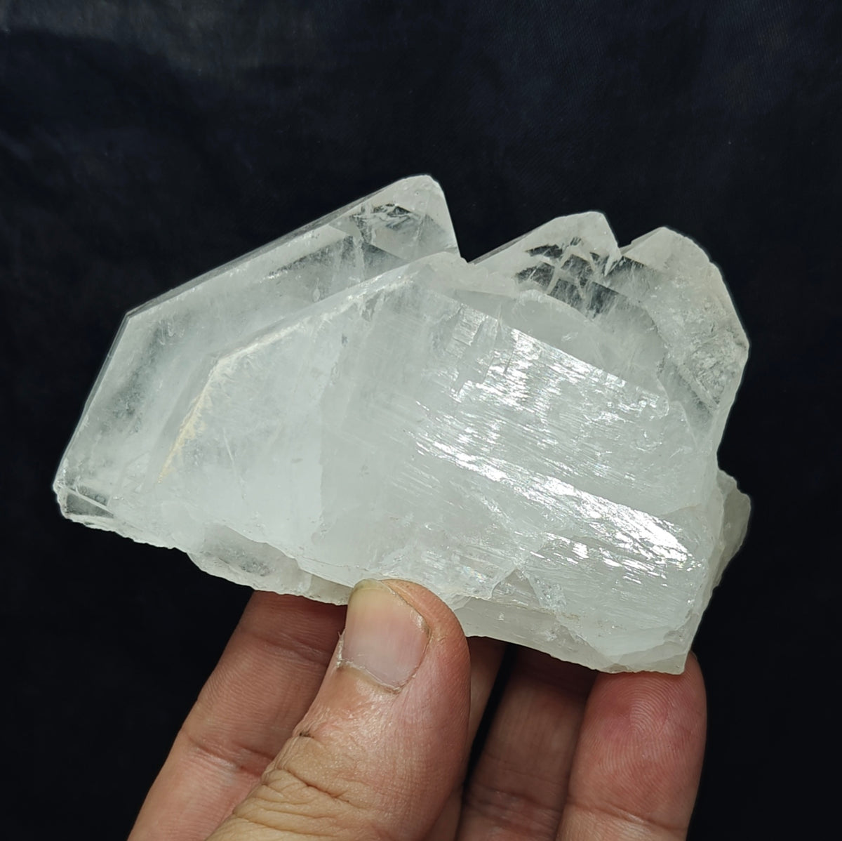 Natural faden quartz crystal 249 grams