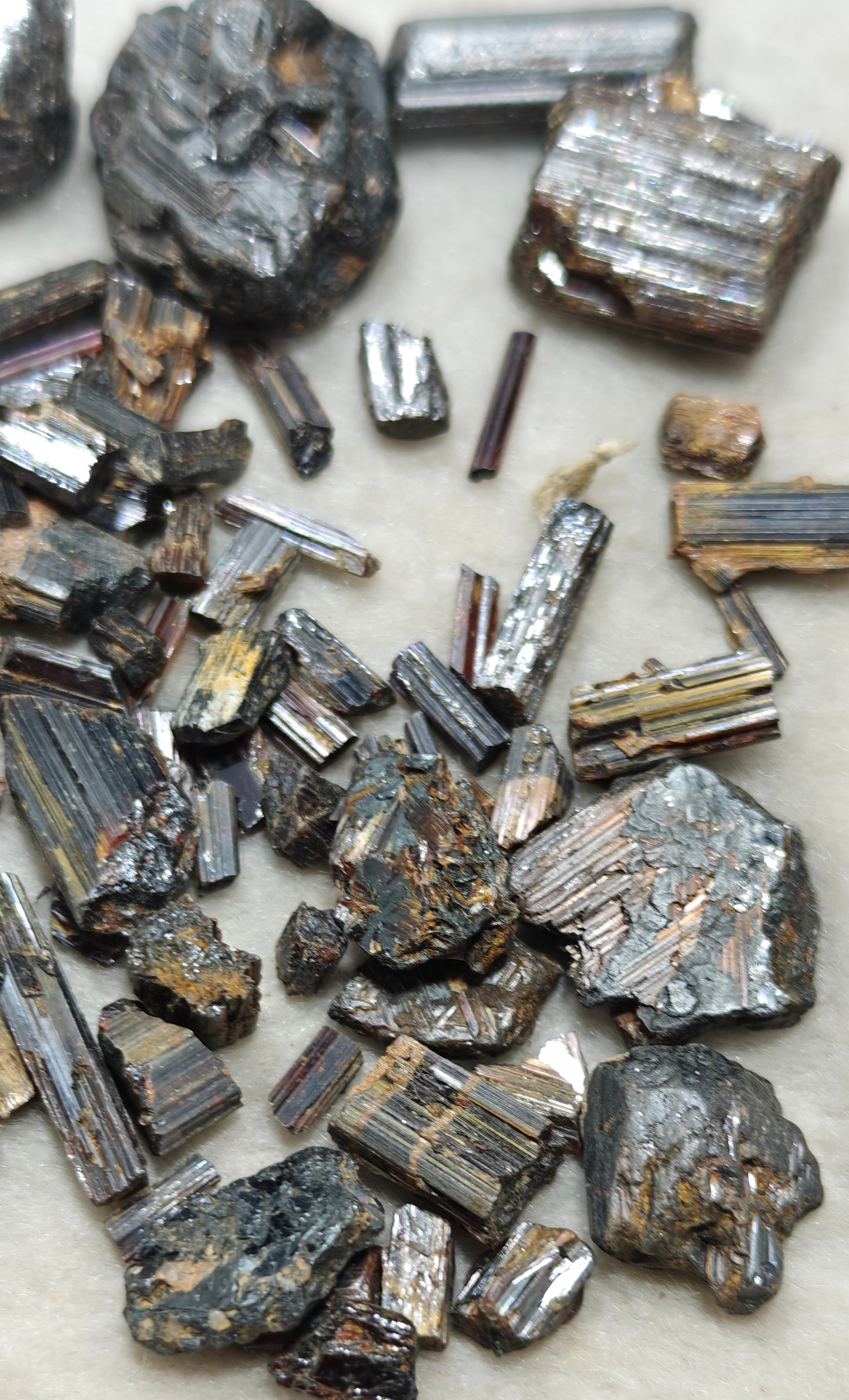 Rare rutiles crystals collection 66 grams