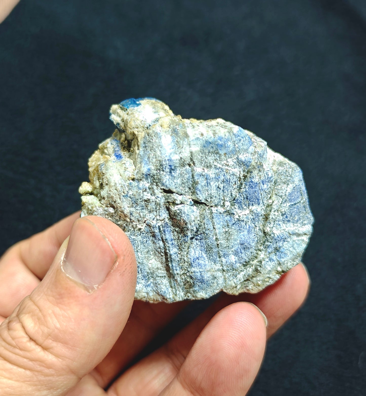 Afghanite Fluorescent in matrix with some pyrite 190 grams