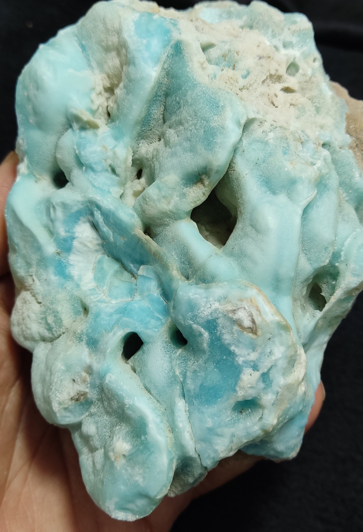 Natural Blue Aragonite 754 grams