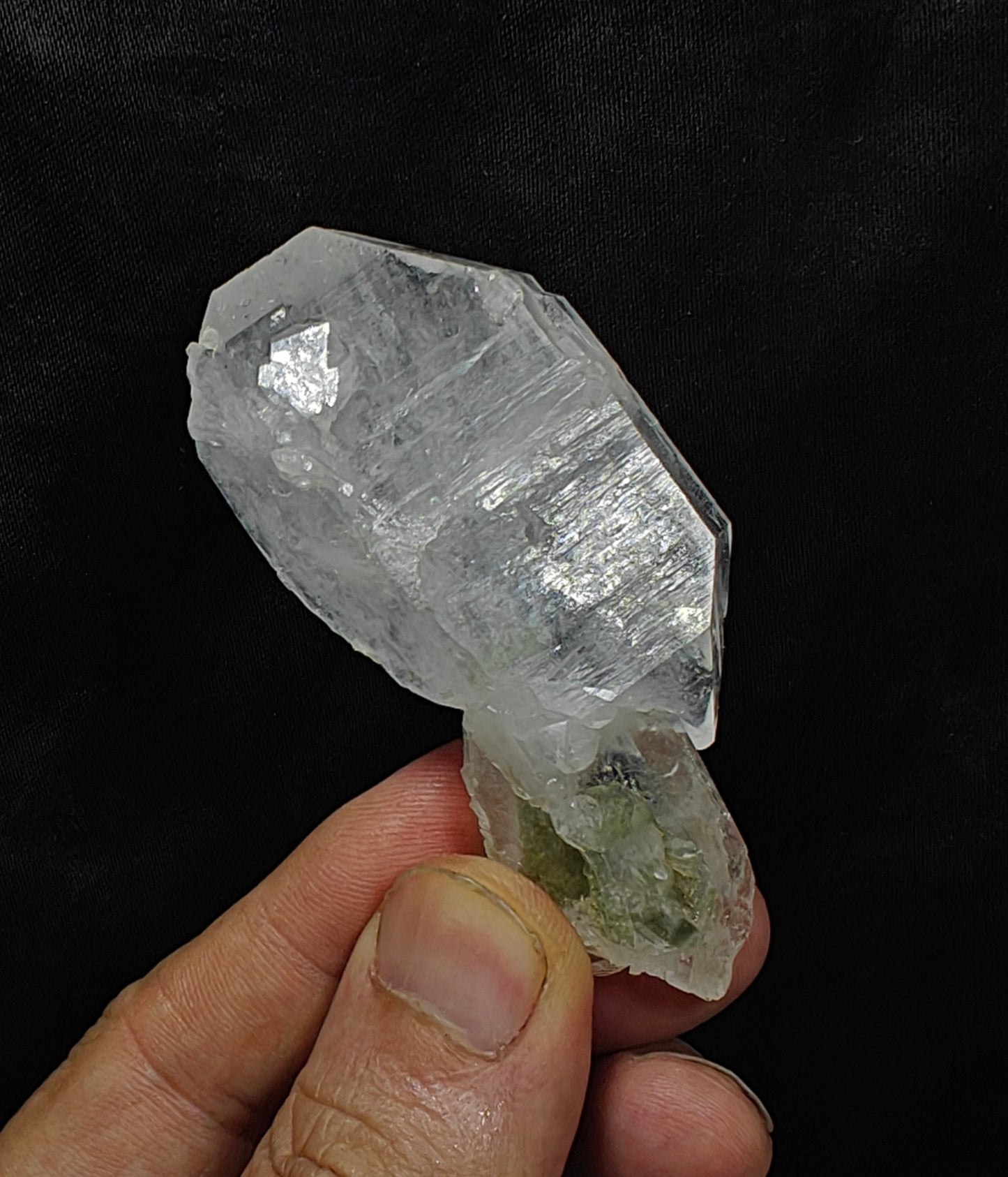 Faden Quartz crystal with some chlorite inclusions 46 grams