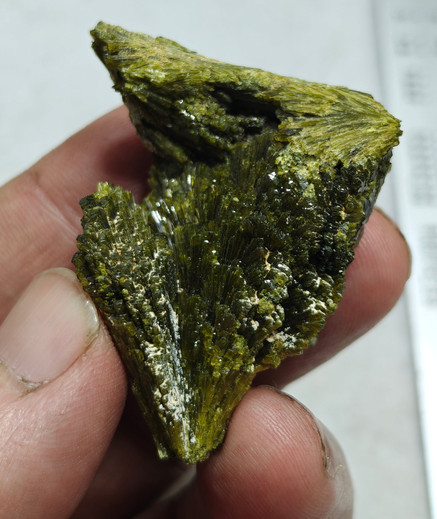 Natural Epidote cluster spray 35 grams