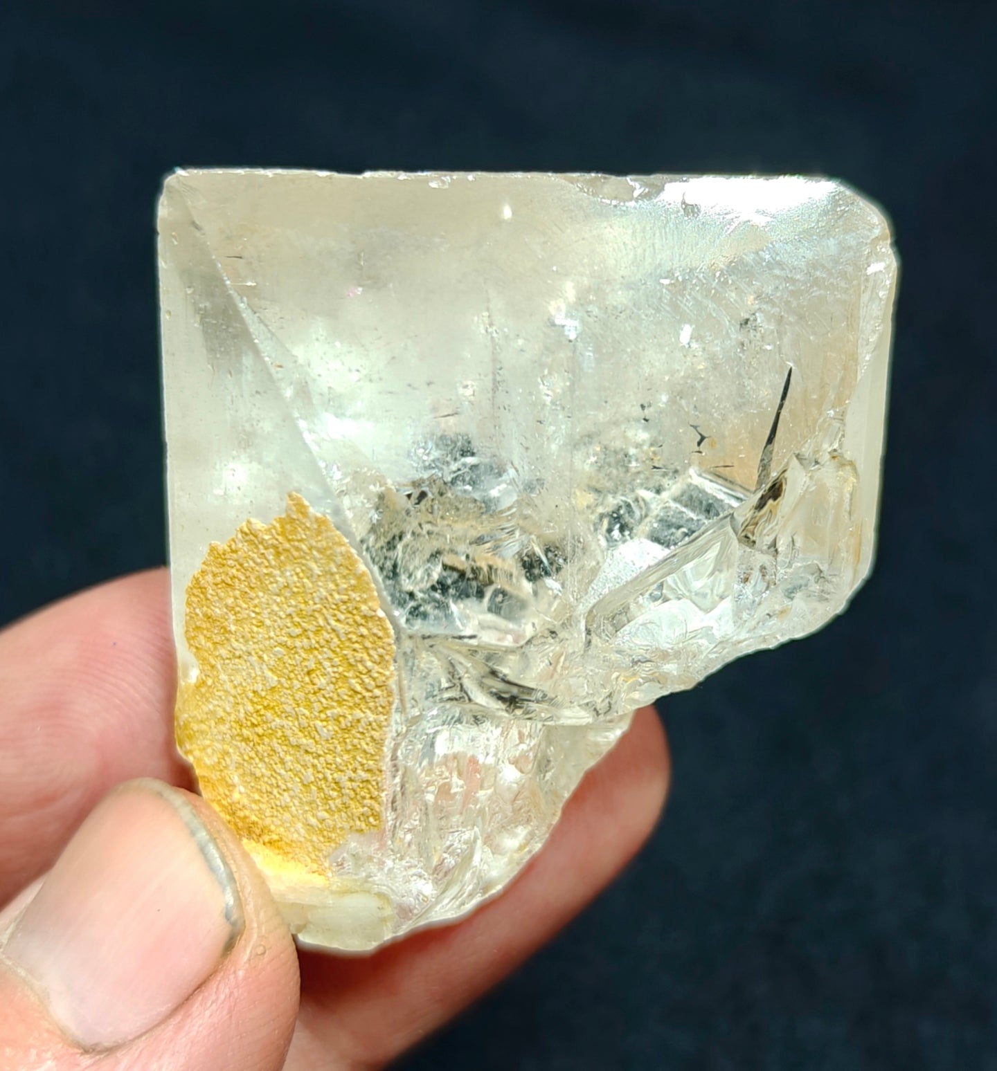 Single beautiful terminated Topaz crystal 53 grams