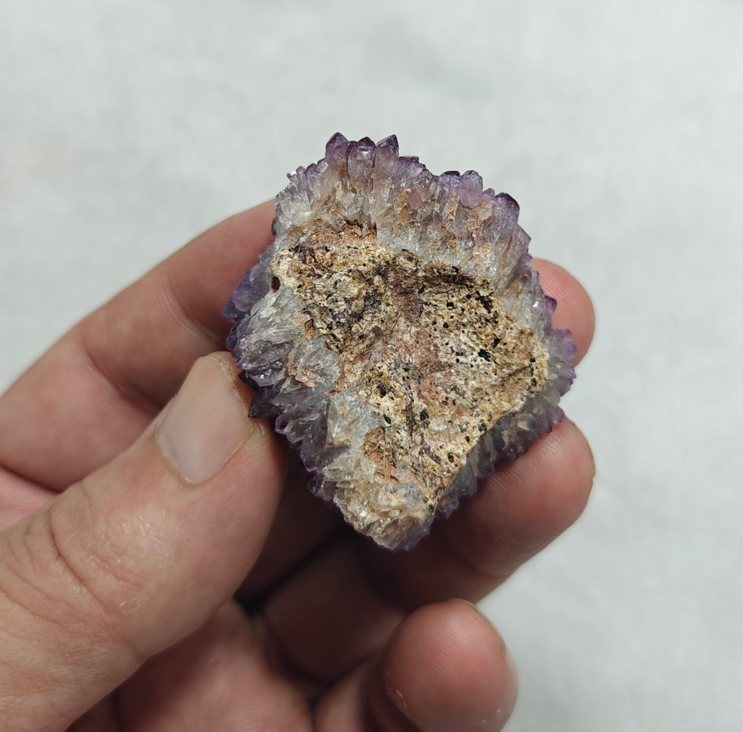 Natural Drusy Amethyst crystals Cluster 40 grams