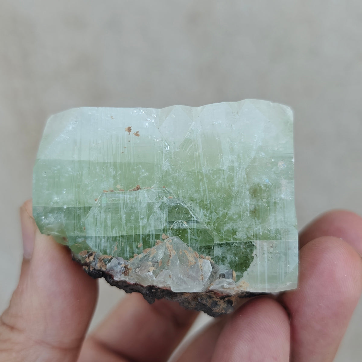Apophyllite with associated stilbite 237 grams