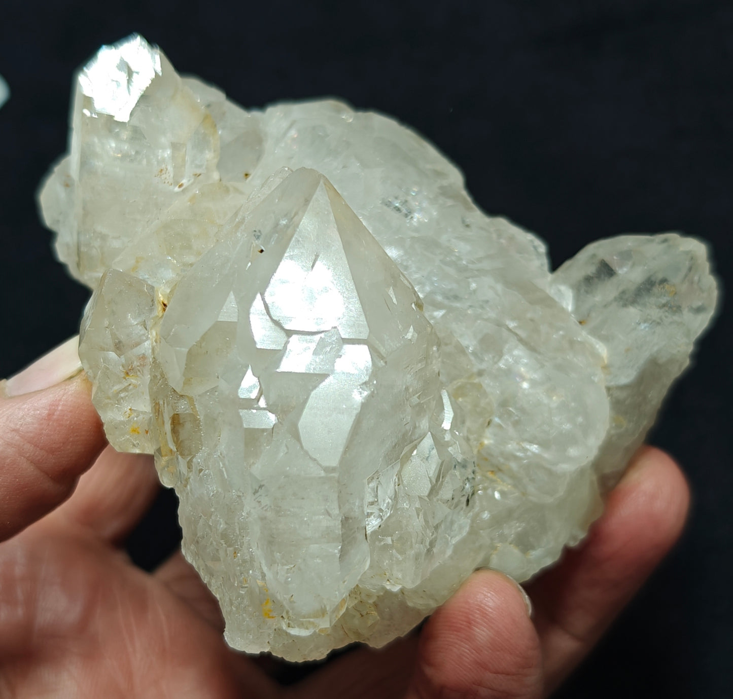 Very unique Elestial Quartz Crystal 425 grams
