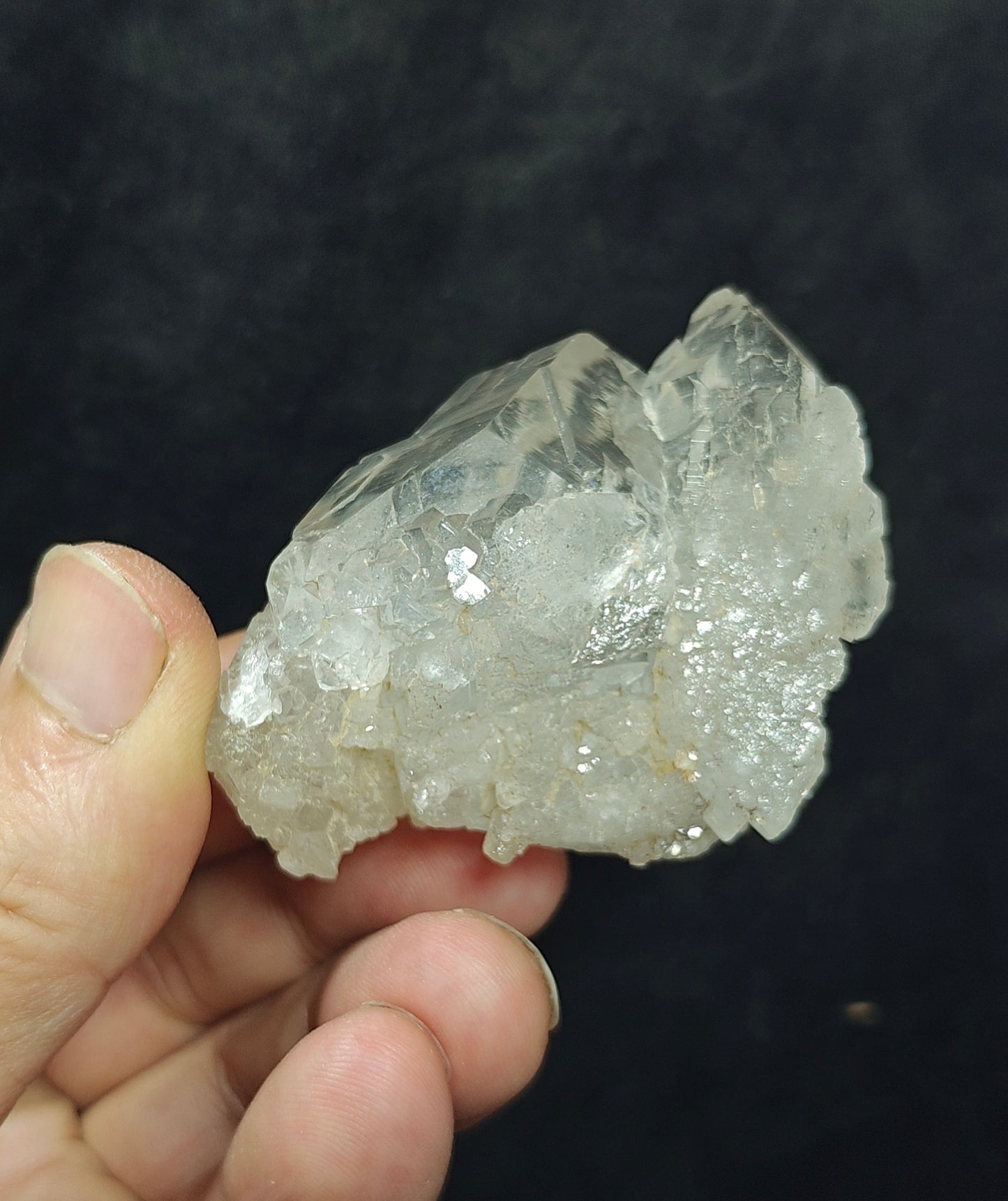 Beautiful specimen of Quartz Cluster 108 grams