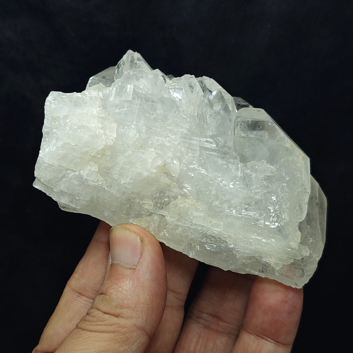 Natural faden quartz crystal 249 grams