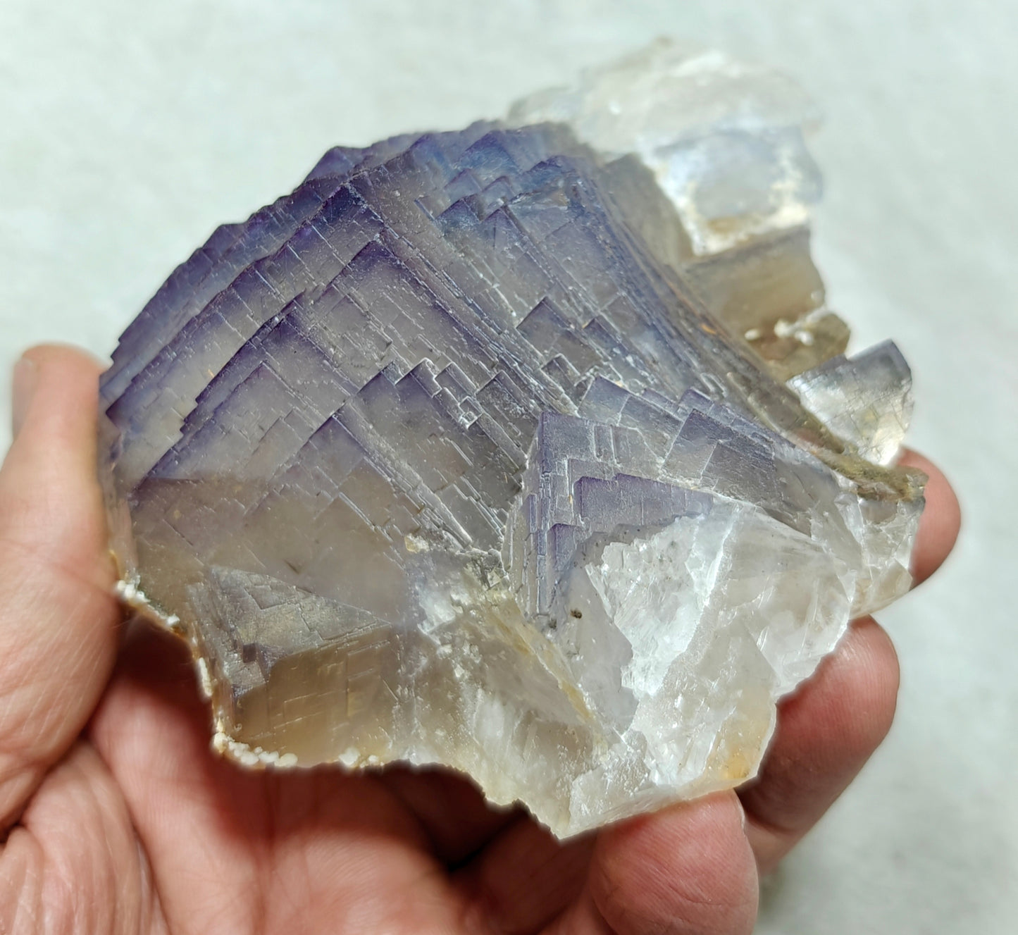 Fluorite crystal like Pyramid 500 grams