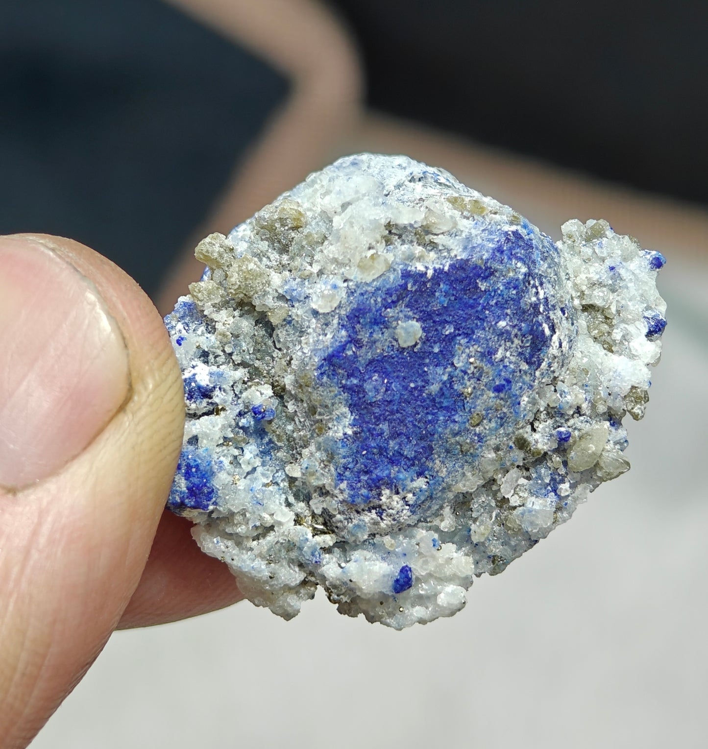 Lazurite Afghanite specimen on matrix 11 grams