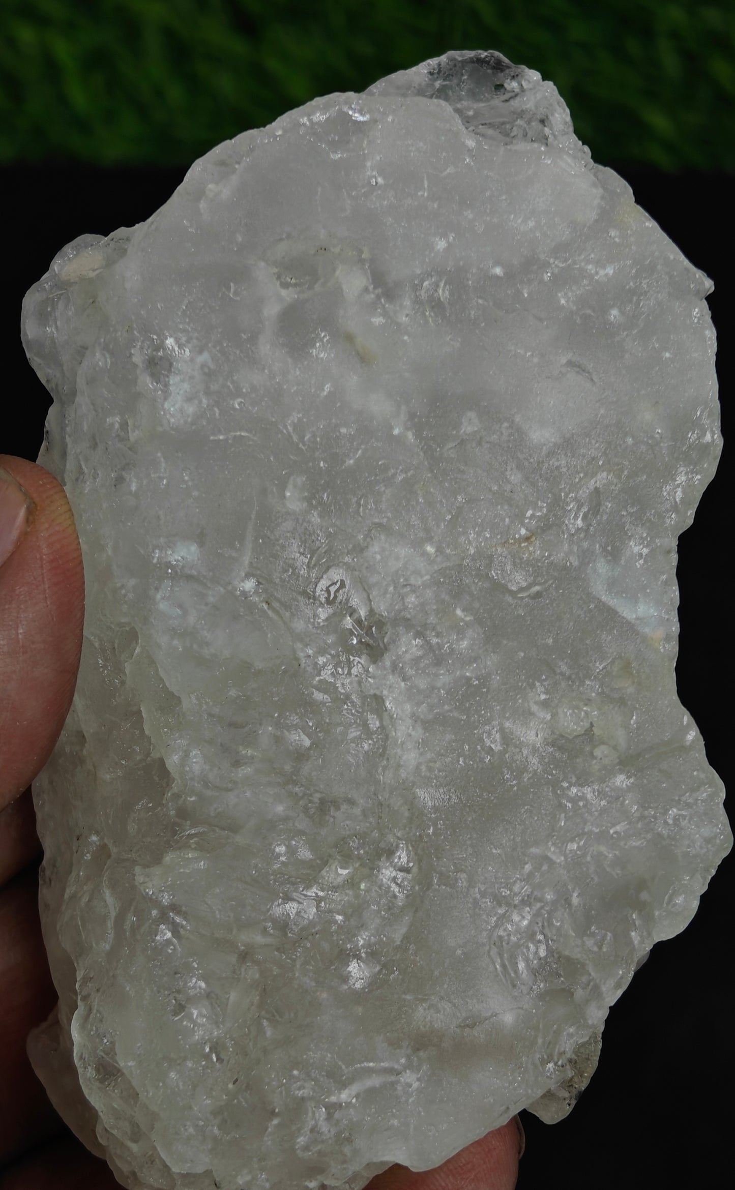 Natural etched pollucite 402 grams