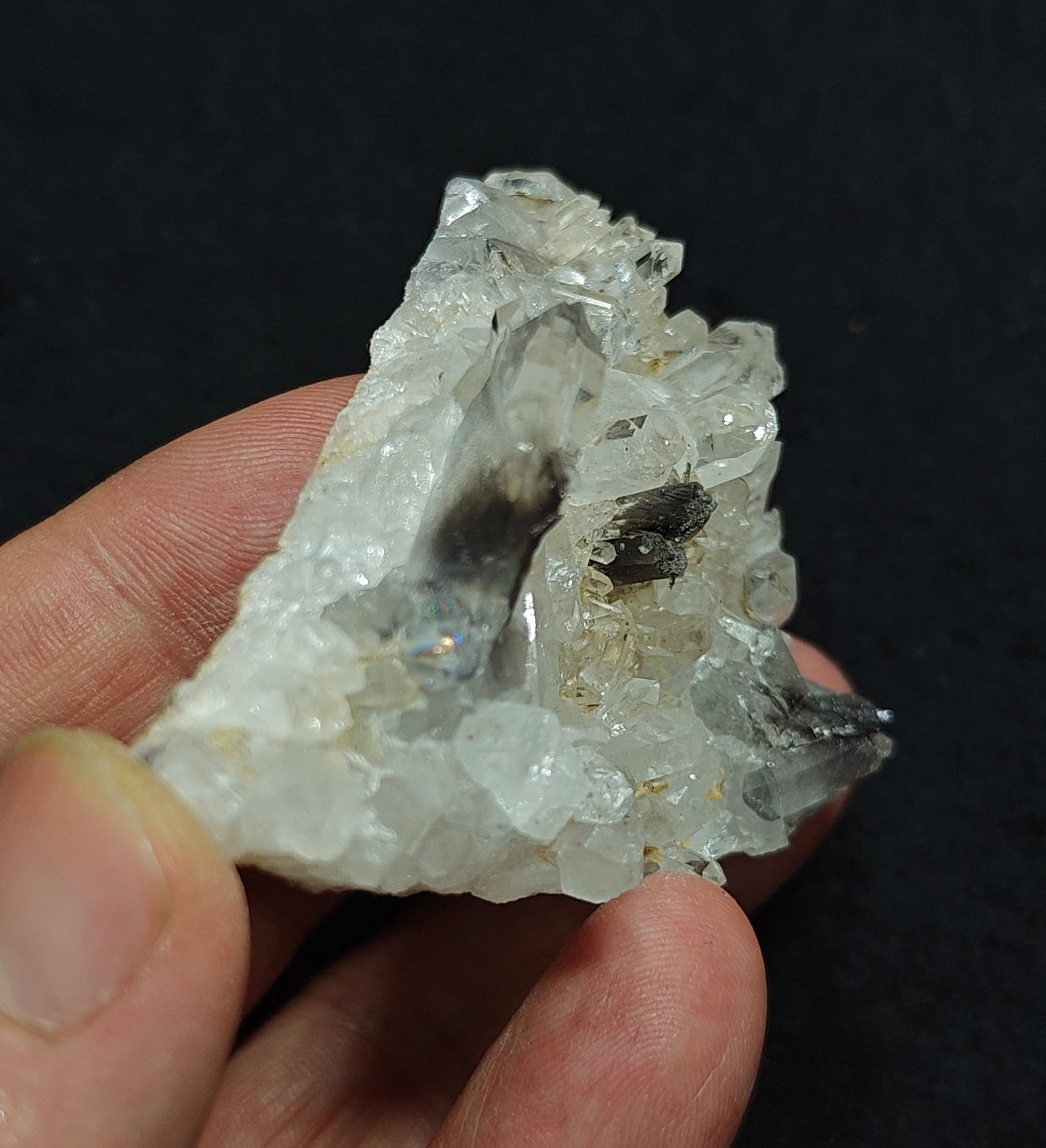 Terminated brookite Quartz Crystals specimen 62 grams