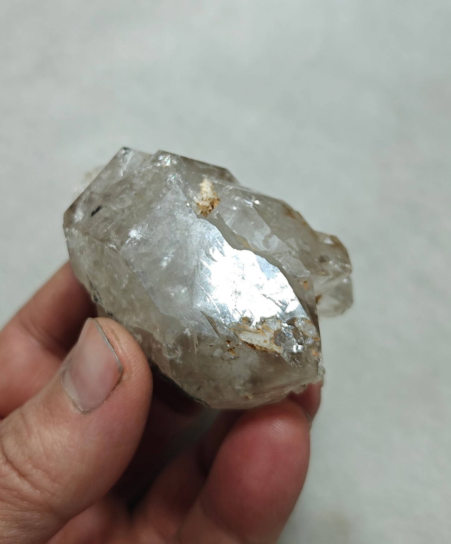 Double terminated skeletal quartz crystal 145 grams