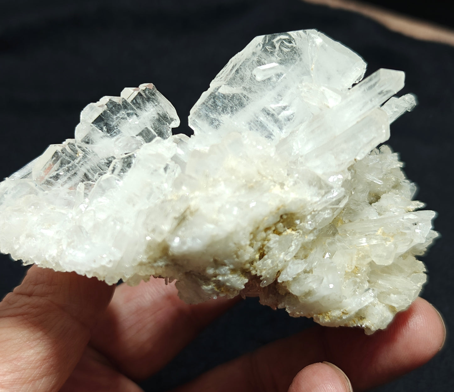 Single beautiful aesthetic Faden Quartz Crystal Specimen 172 grams