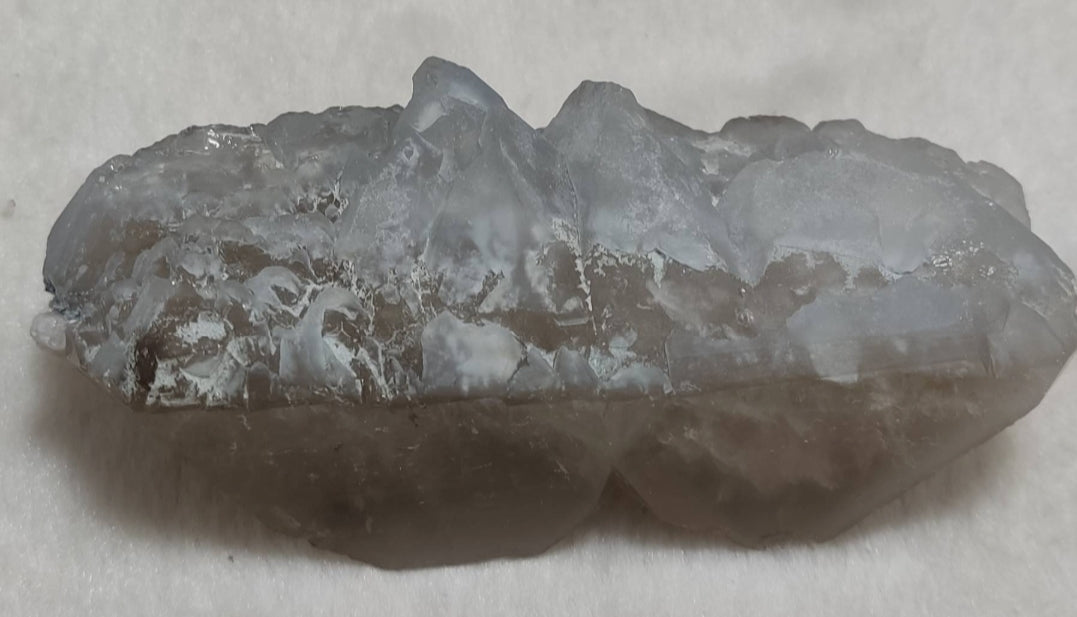 Terminated indicolite tourmaline included Quartz twin Crystal formations 125 grams