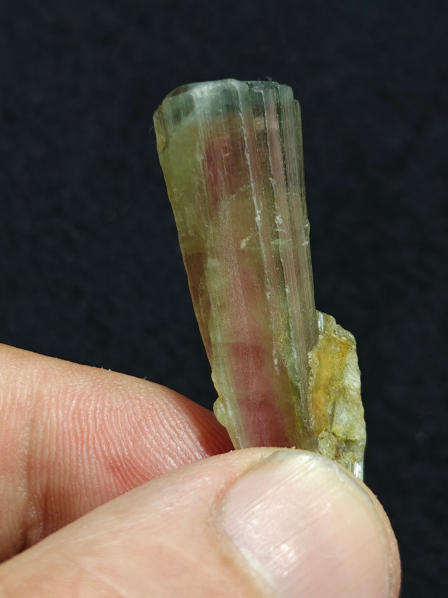Natural watermelon Tourmaline crystal 45 carats