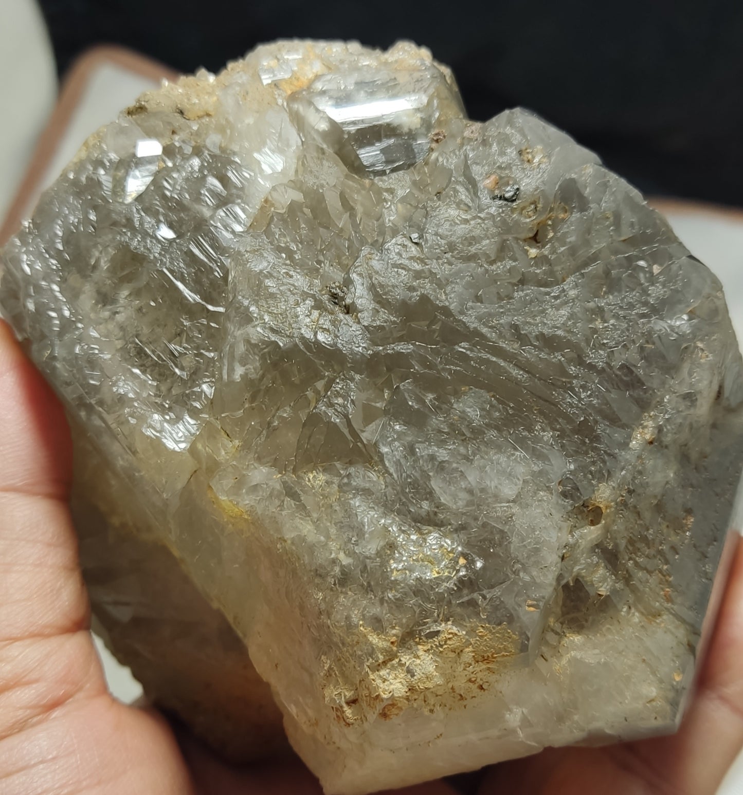 Natural Smoky Quartz Twin formations Cabinet Size  1170 grams