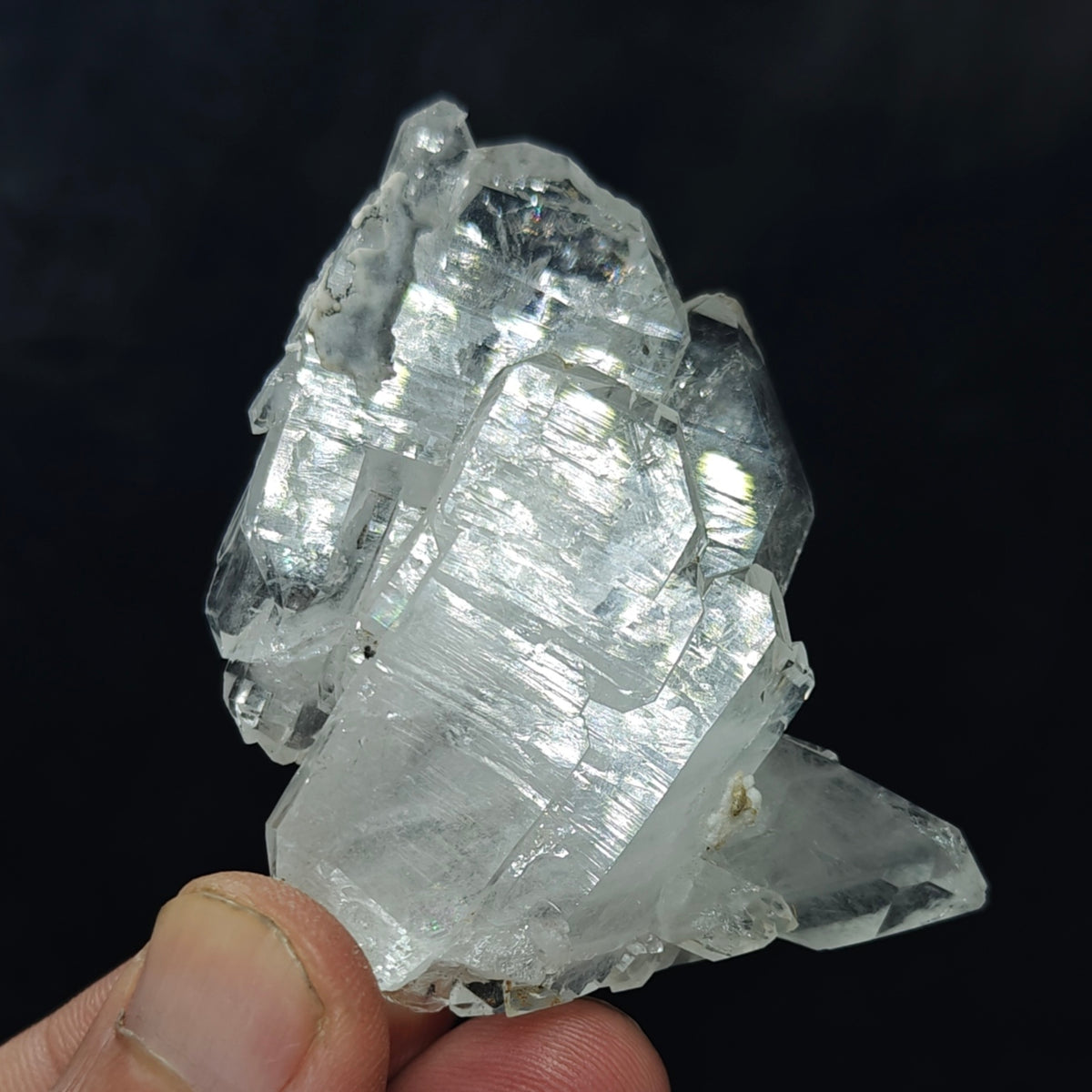 Natural Faden Quartz Crystal 59 grams