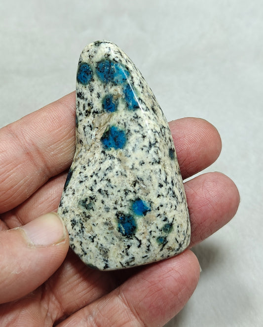 Natural K2 Stone Azurite Granite Tumble Freeform 62 grams