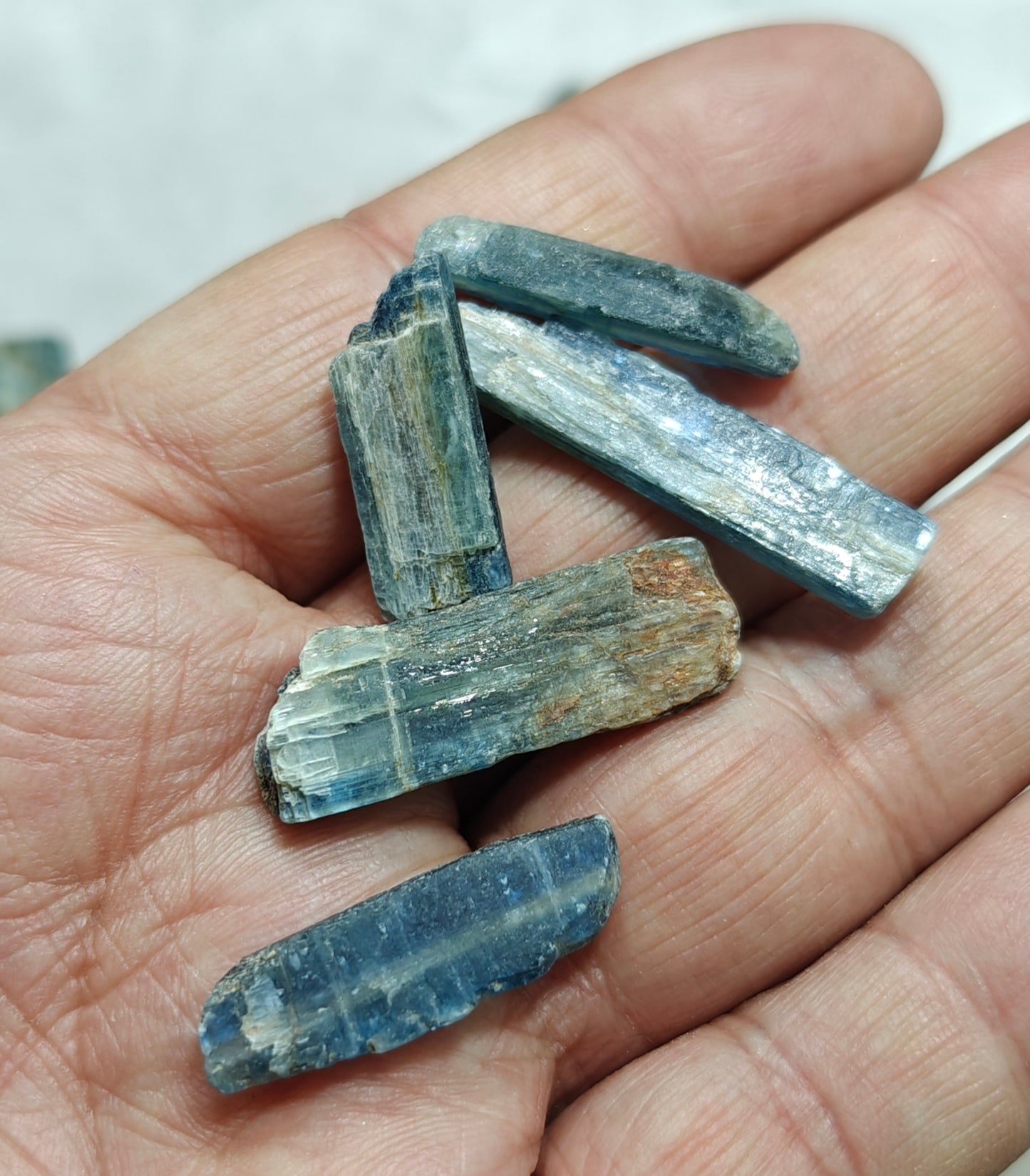 Natural kyanite crystals collection 200 grams