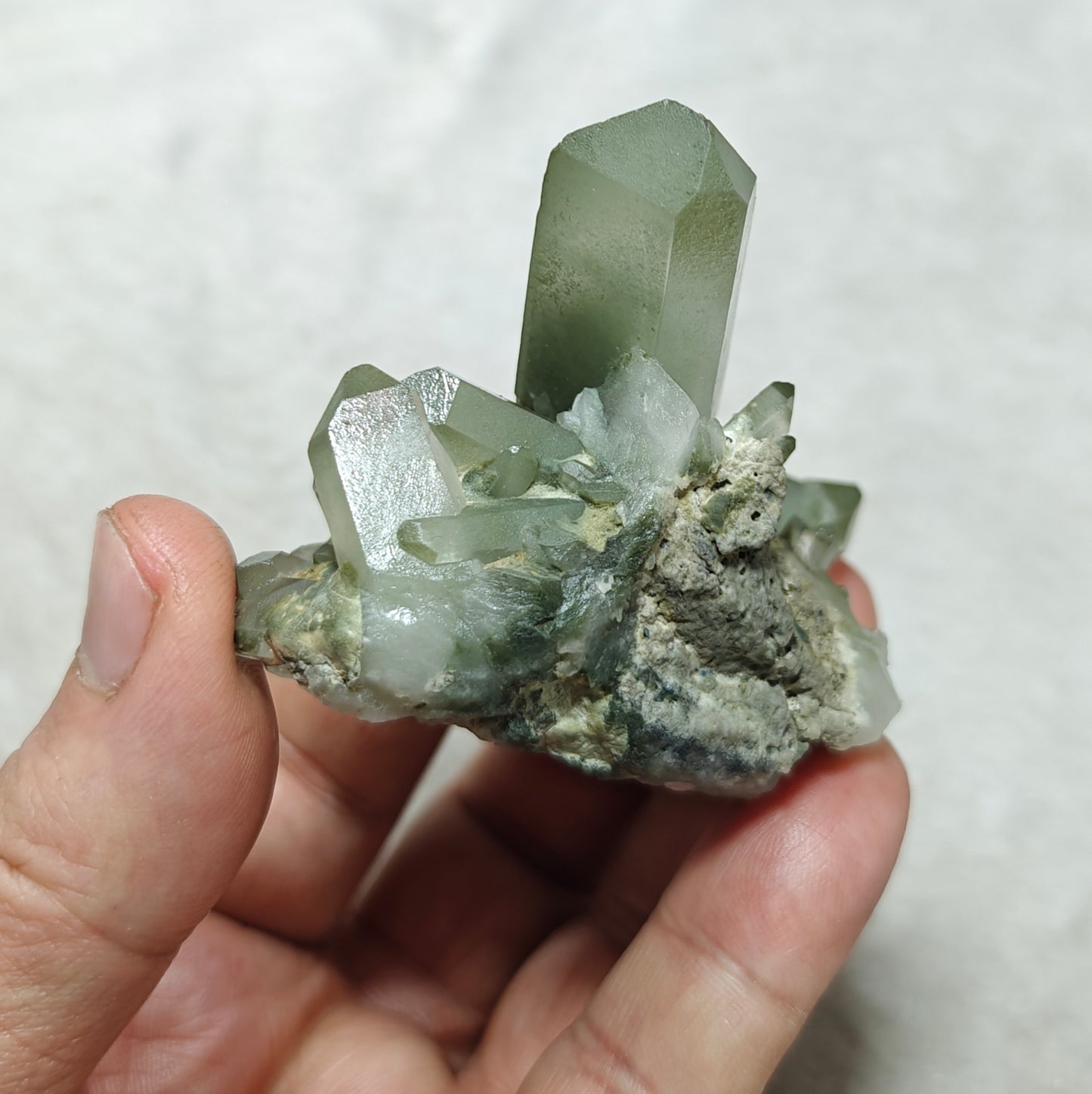 Natural Chlorite Quartz 102 grams