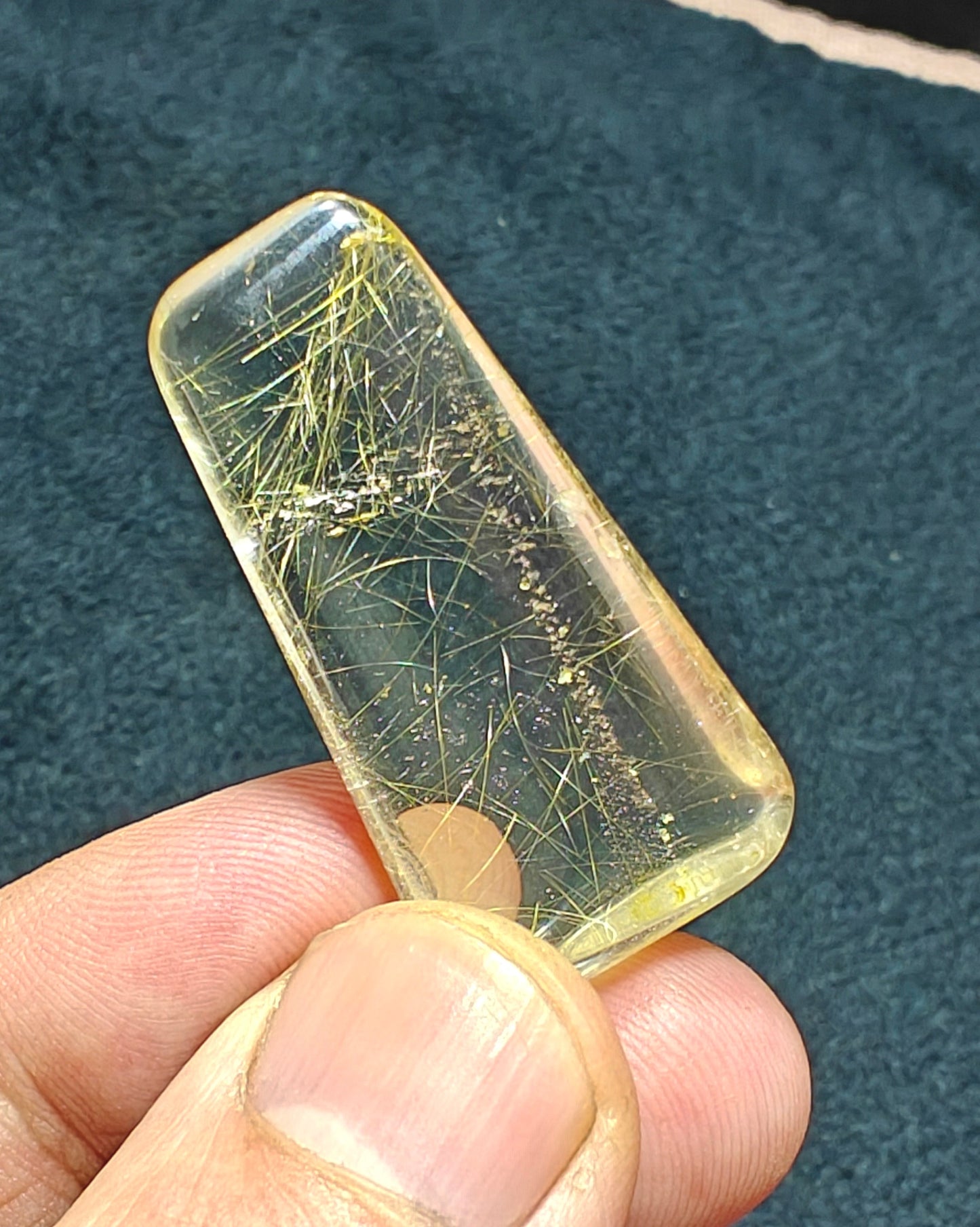 Golden Rutile Included Quartz – Polished Freeform 10 grams