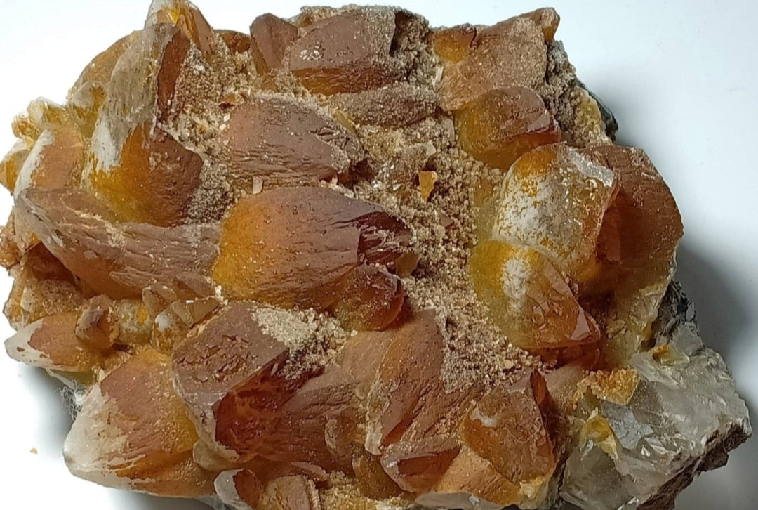 Calcite crystals cluster 580 grams