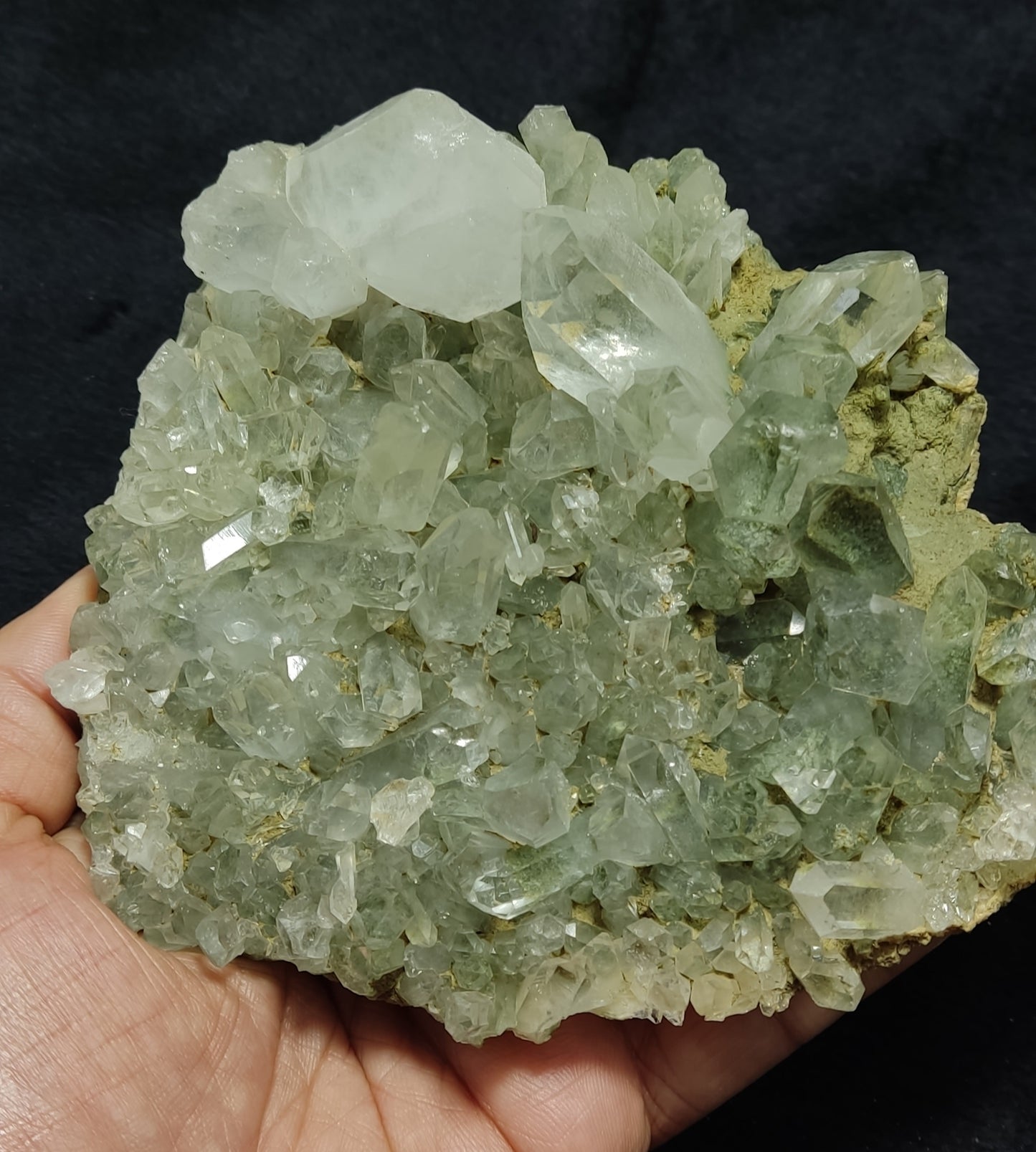 Chlorite Quartz cluster 512 grams