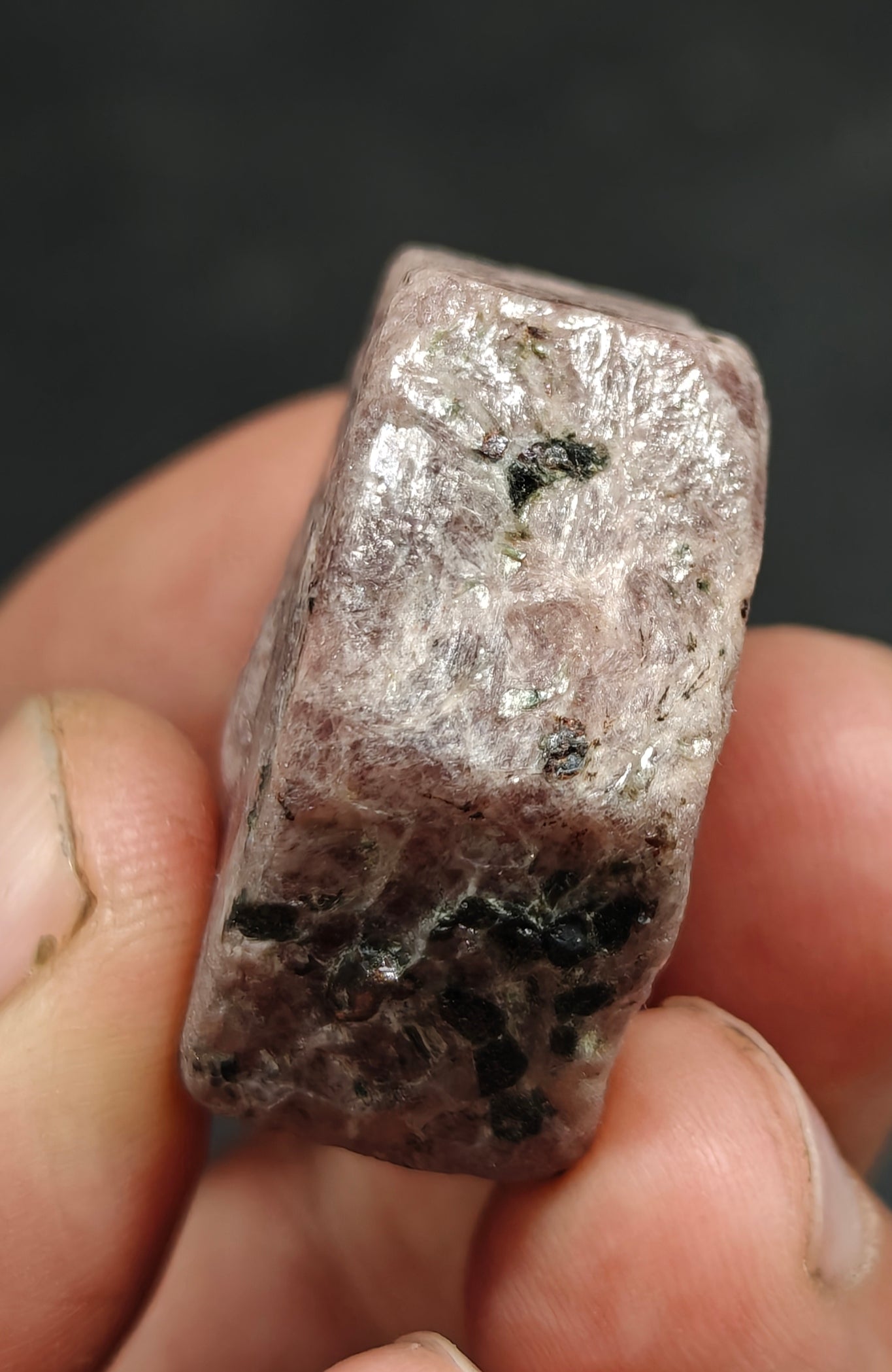 Natural hexagonal ruby corundum crystal 50 grams