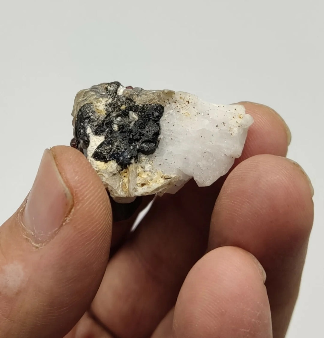 Thumbnail miniature Tourmalines with muscovite spessartine and albite 15 grams