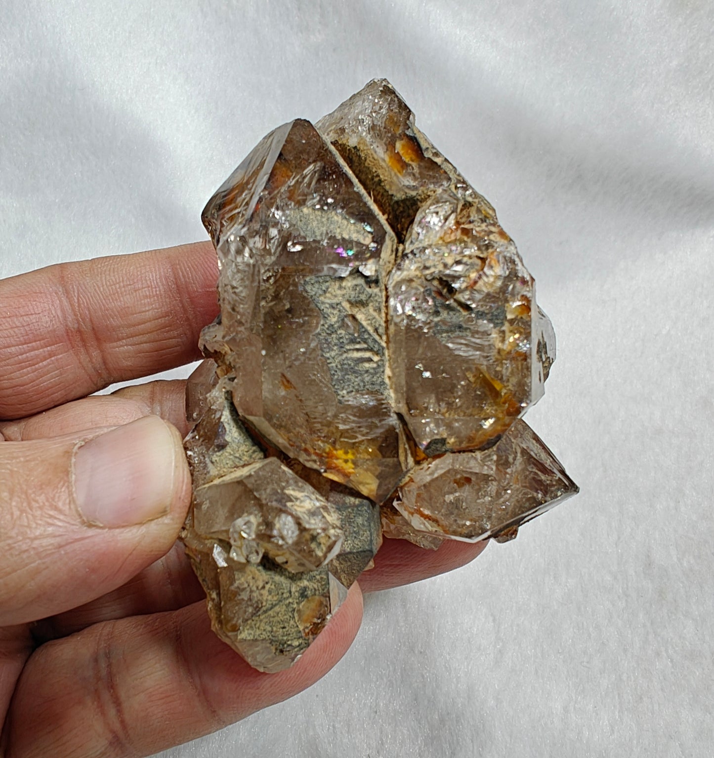 Natural skeletal quartz cluster 161 grams