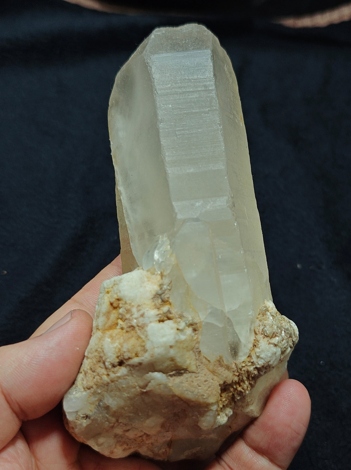 Milky/light golden yellow Quartz Crystal 488 grams