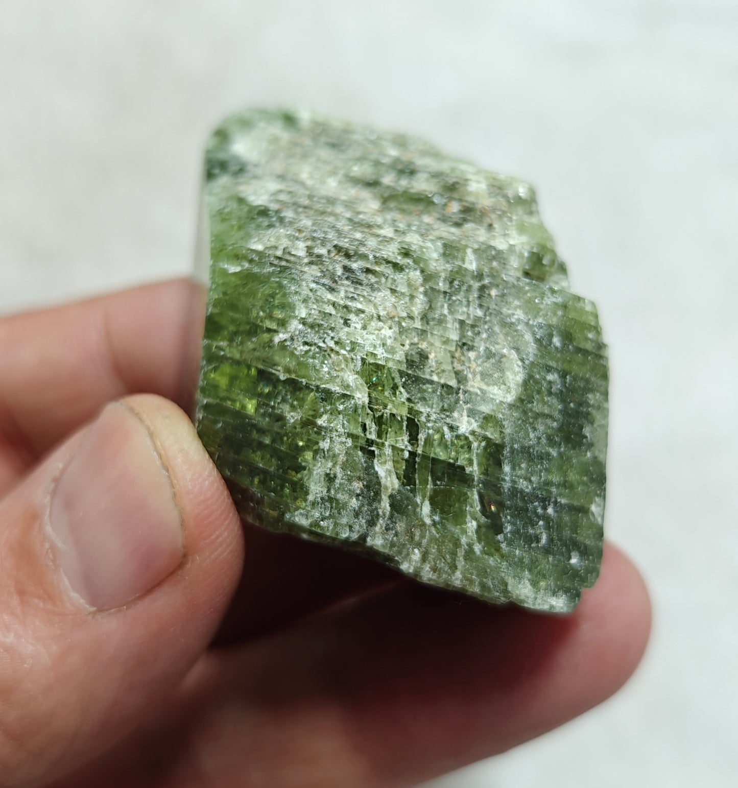 An amazing terminated diopside crystal 77 grams