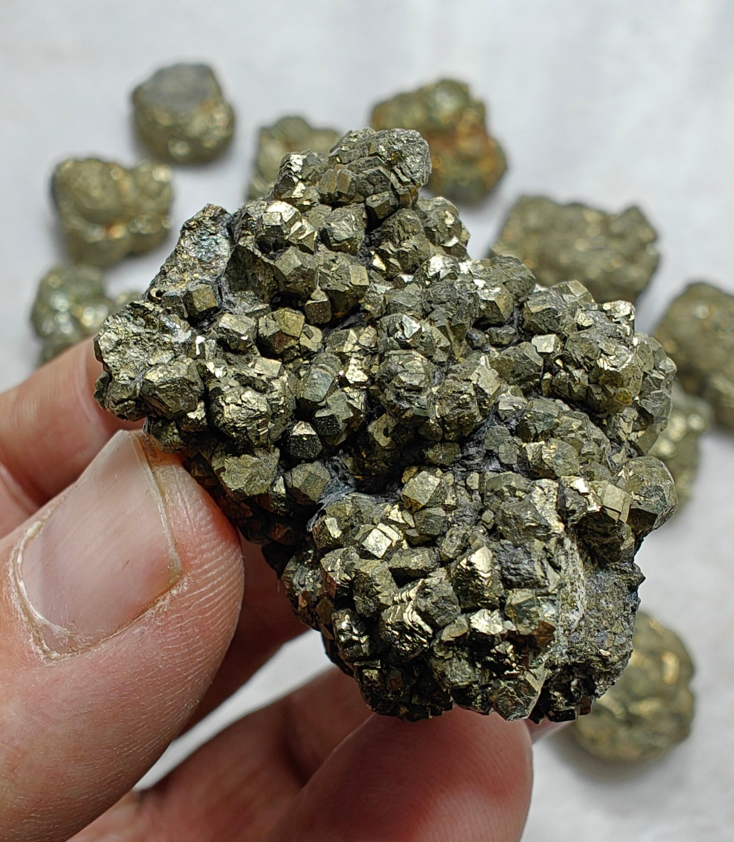 Pyrite marcasite collection 780 grams